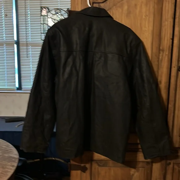 Mens Size 44 Leather Like Jacket - Picture 3 of 9